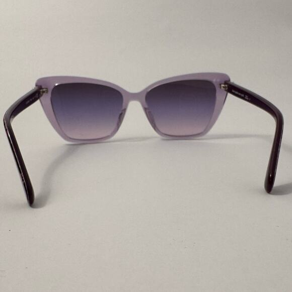 Kate Spade Lavender Cat-Eye Sunglasses LUCCA/G/S78914 Floral Arms Gradient Lens - Picture 6 of 9